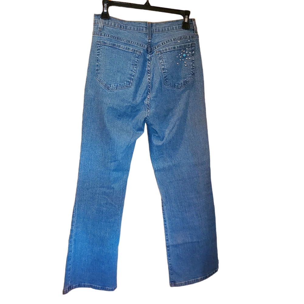 Not Your Daughter's Jeans with rhinestones. Size 6 - Picture 3 of 9
